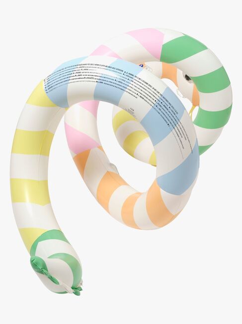 SUNNYLiFE  Stor Flytleksak, Poolside Sorbet Stripe