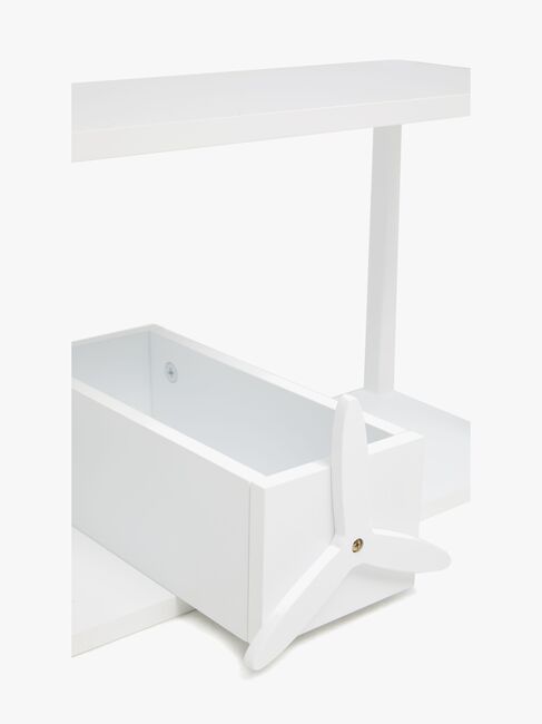 JLY  Flygplan Vägghylla, Vit