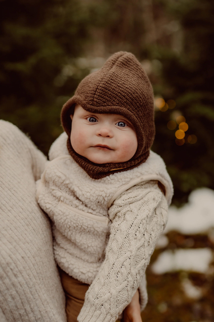 BabyMocs Balaklava, Brown