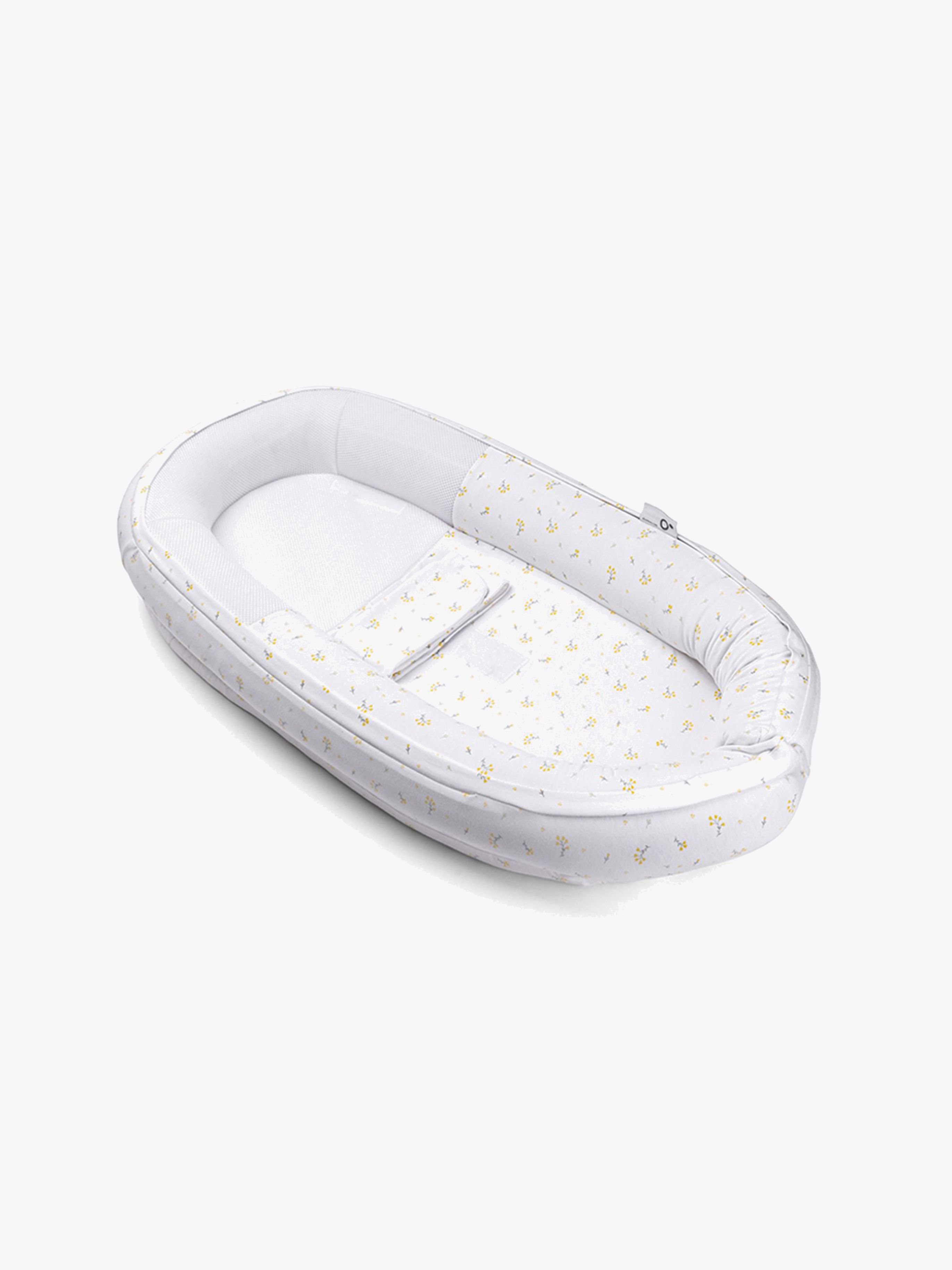 Doomoo Cocoon Babynest Blommor, Gul
