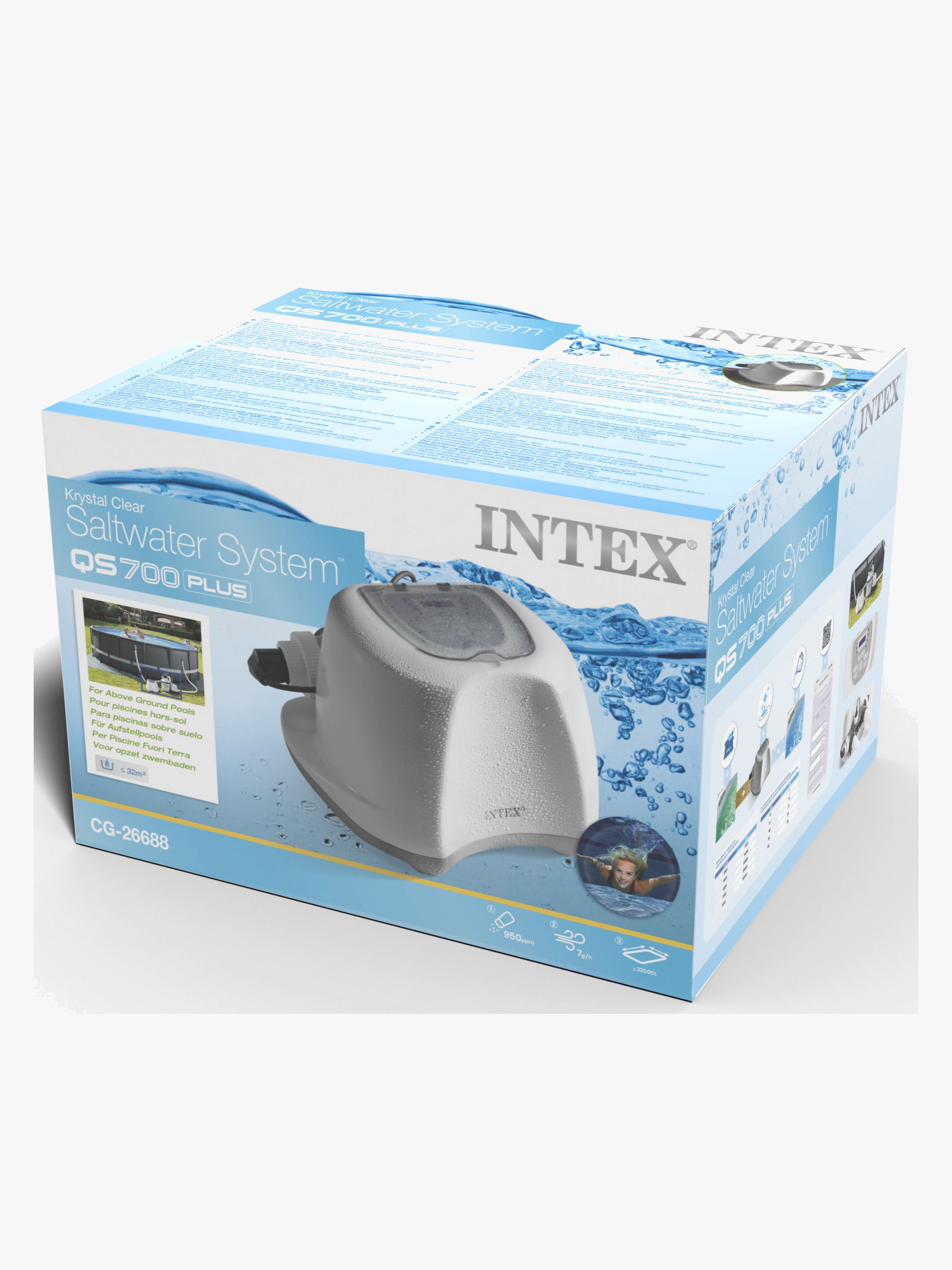 Intex Krystal Clear Qs700 Plus Saltvattensystem