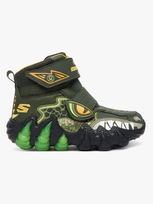 Skechers O-Saurus 2.0 Arctic Vilkkuvat Mid Lenkkarit, Vihreä