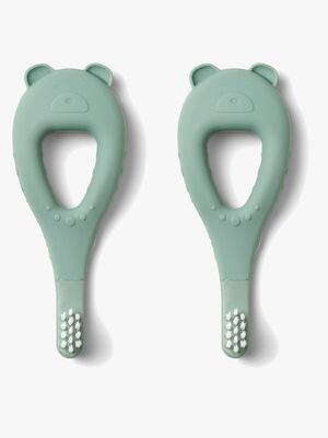 LIEWOOD Janelle Tandborste Silikon 2-Pack, Peppermint