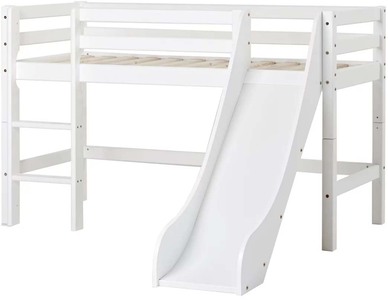 Hoppekids ECO Dream Semi-high Bed Safe 90x200, Vit
