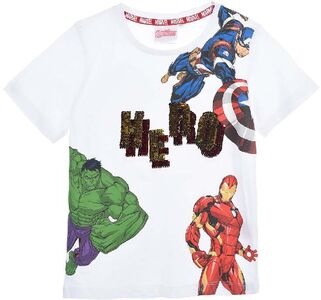 Marvel Avengers T-Shirt, Vit