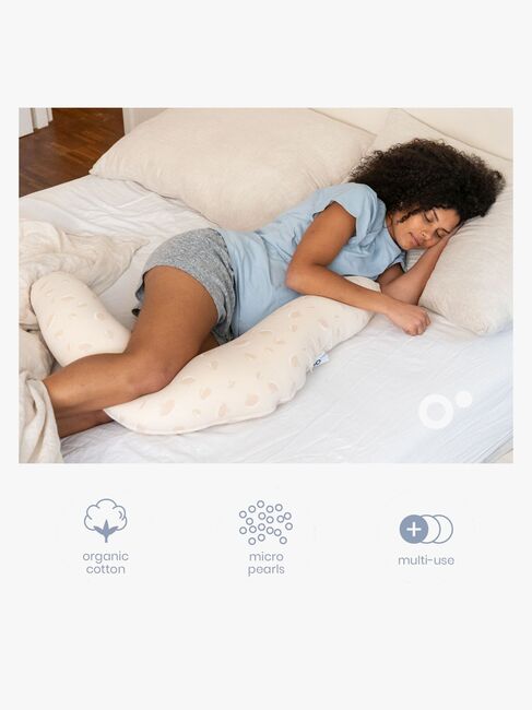 Doomoo  Amnings- & Gravidkudde 2-i-1, Latte