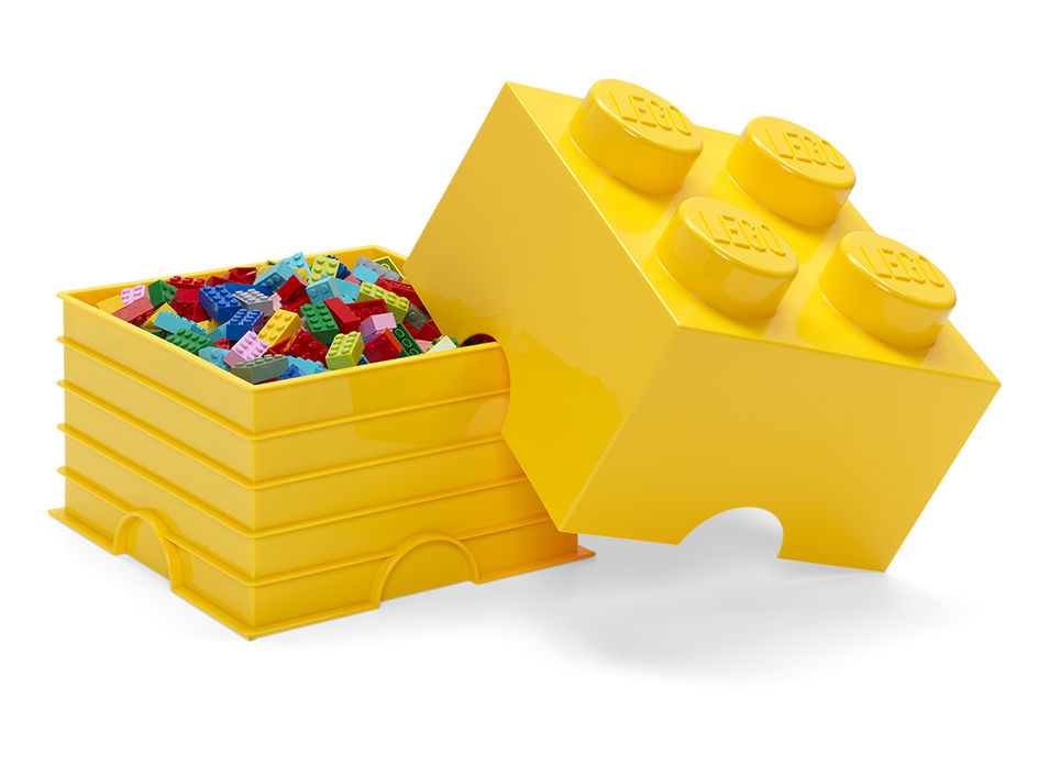 LEGO Förvaring 4 Gul