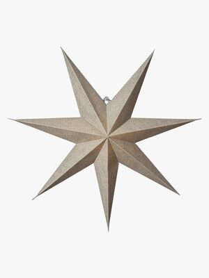 Star Trading Papirstjerne Cotton 60 cm, Grønn