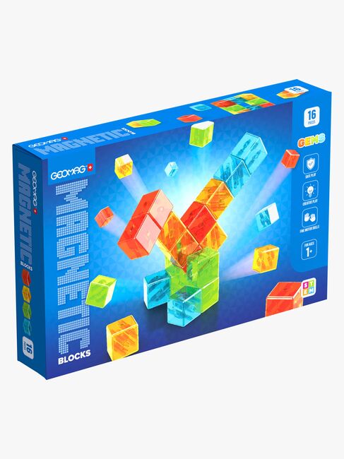 Geomag Magnetic Blocks Gems Byggsats 16 Delar