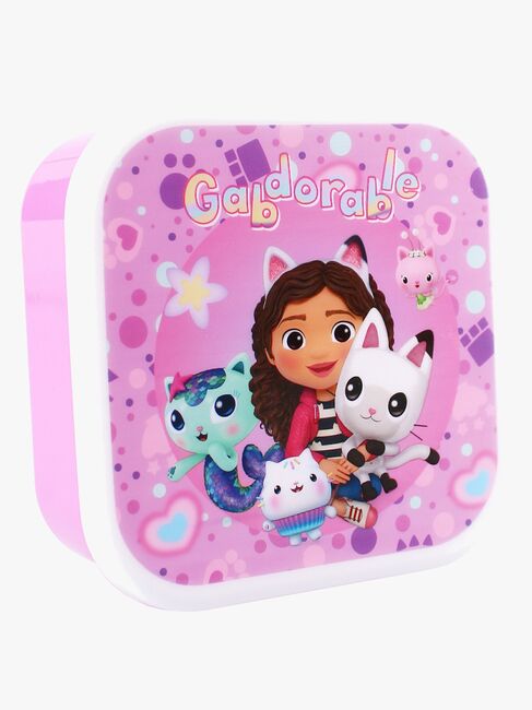 Gabby's Dollhouse 3 in 1 Snackbox Fresh Bites, Lila