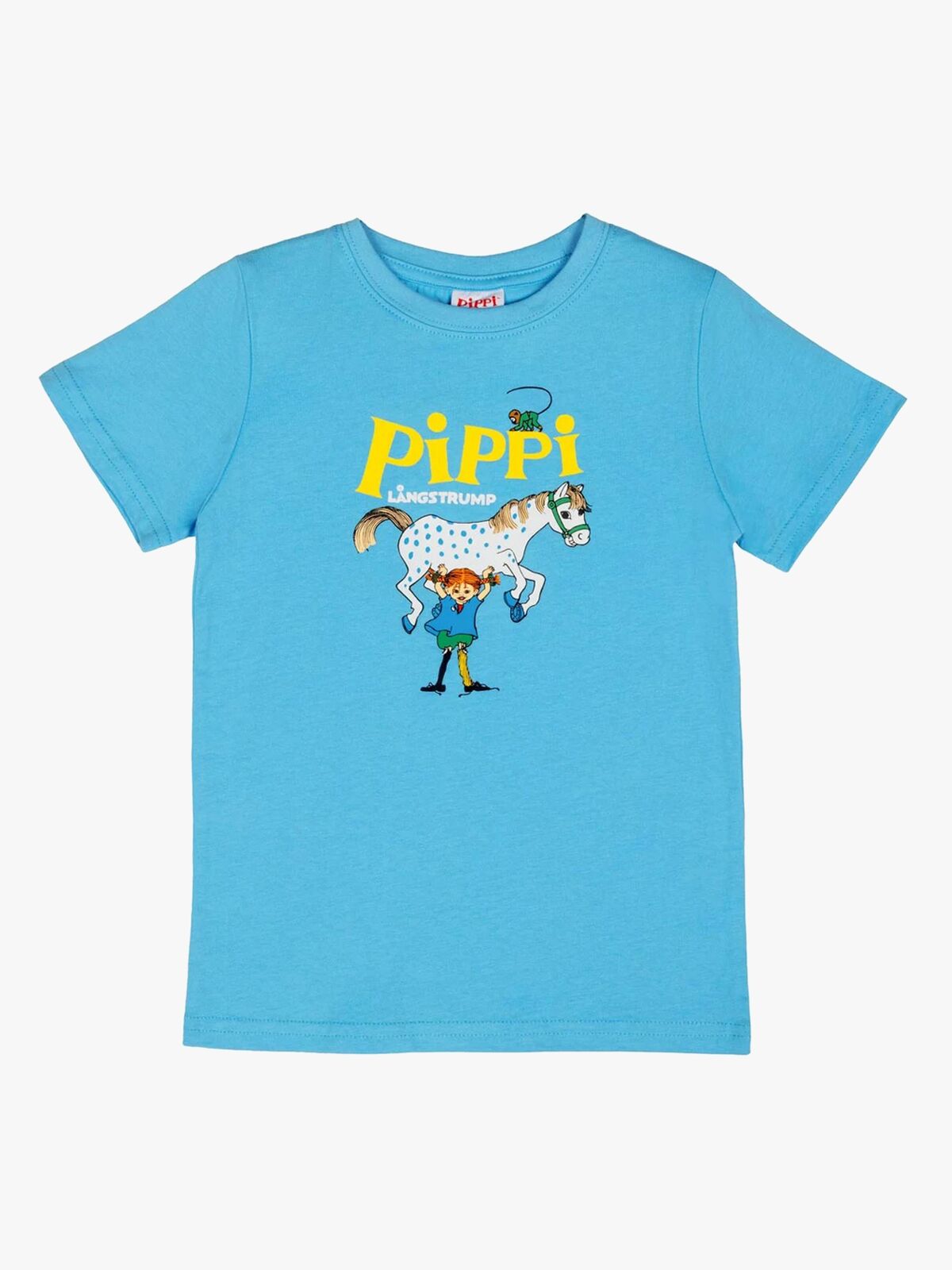 Pippi Långstrump X Martinex Pippi Logo T-shirt, Blå