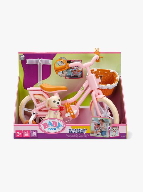 BABY born Dockcykel med Hund