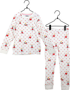 Mumin Hjärtan Pyjamas, Vit