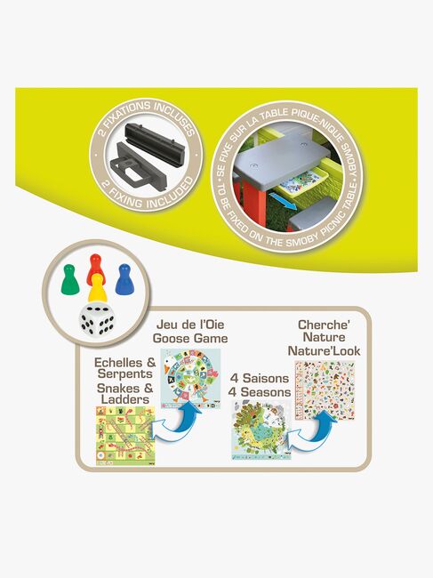 Smoby Låda med 4 Spel