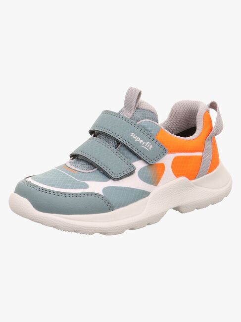 Superfit Rush WP Sneakers, Light Green/Orange