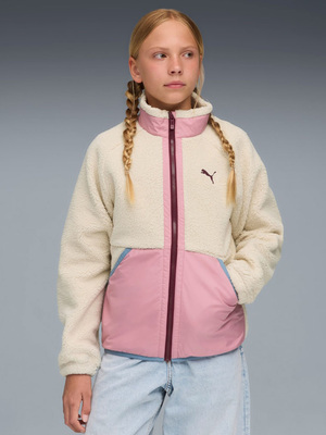 Puma Sherpa Hybrid Fleecejacka, Alpine Snow