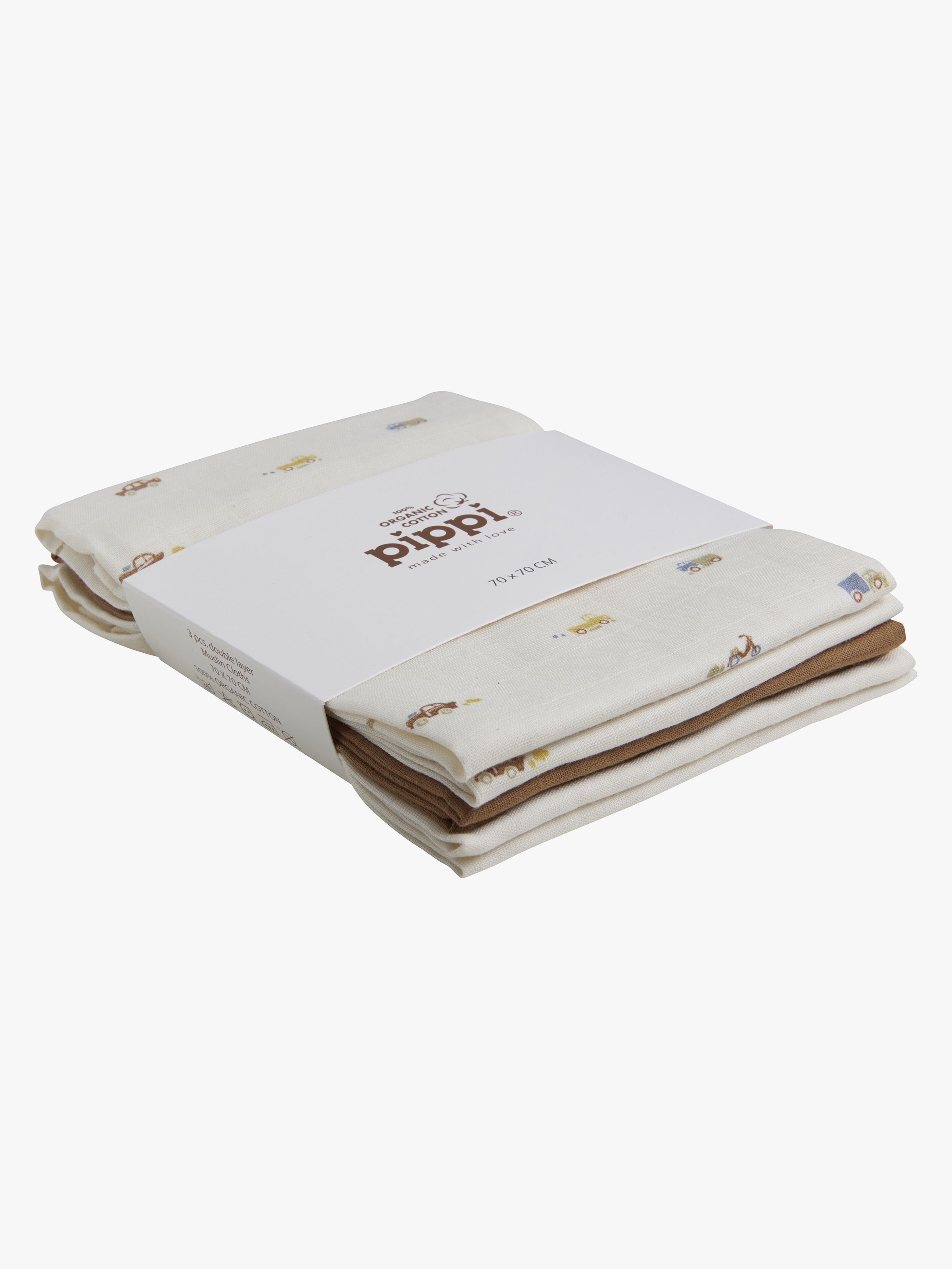 Pippi Muslinfilt 3-Pack, Tradewinds