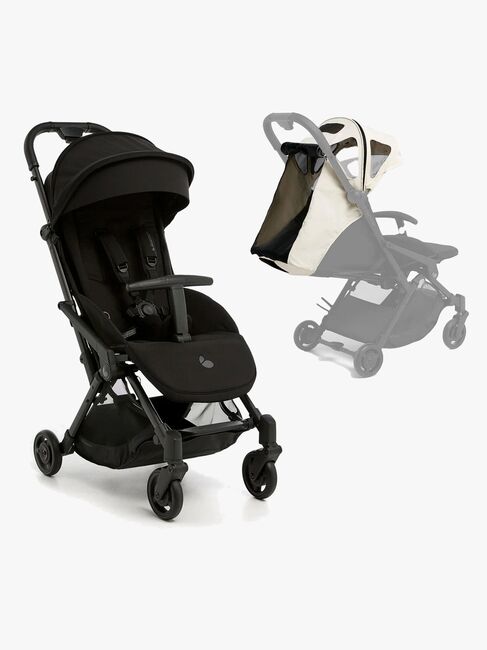 Beemoo Easy Fly Lux 4 Sulky Inkl. Breezy Sufflett, Jet Black/Off-White