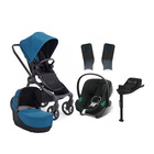 Baby Jogger City Sights Duovagn inkl. Cybex Aton B2 i-Size Babyskydd & Bas, Deep Teal