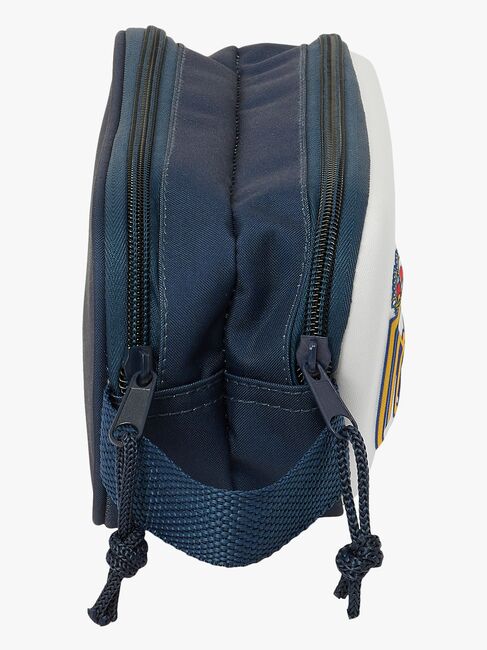 Real Madrid 3D Dubbelpennfodral, Vit/marin