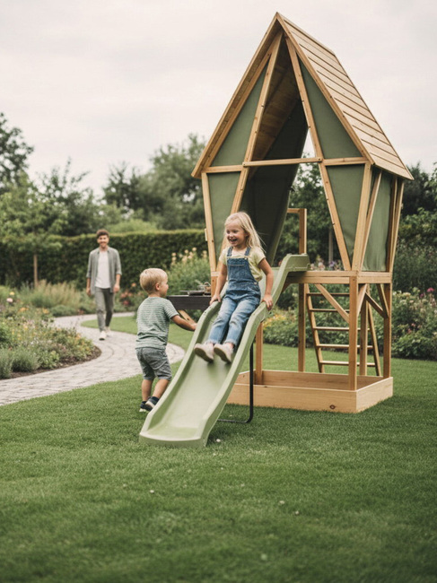 EXIT Yuki Lekstuga med Rutschkana & Sandlåda 550