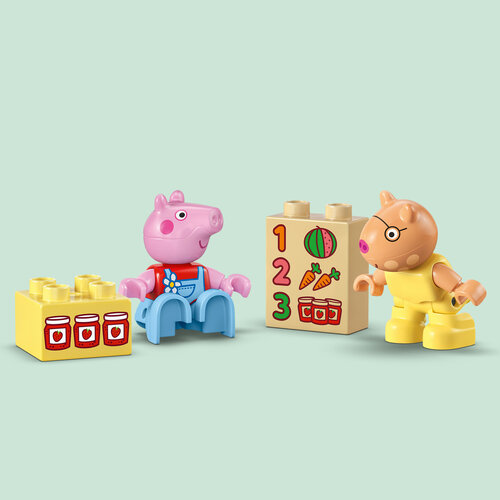 LEGO DUPLO Peppa Pig 10468 Traktor och marknad