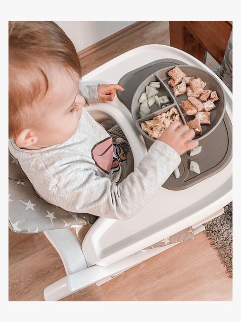 Twistshake Click-Mat Mini Tallrik och Underlägg, Grå