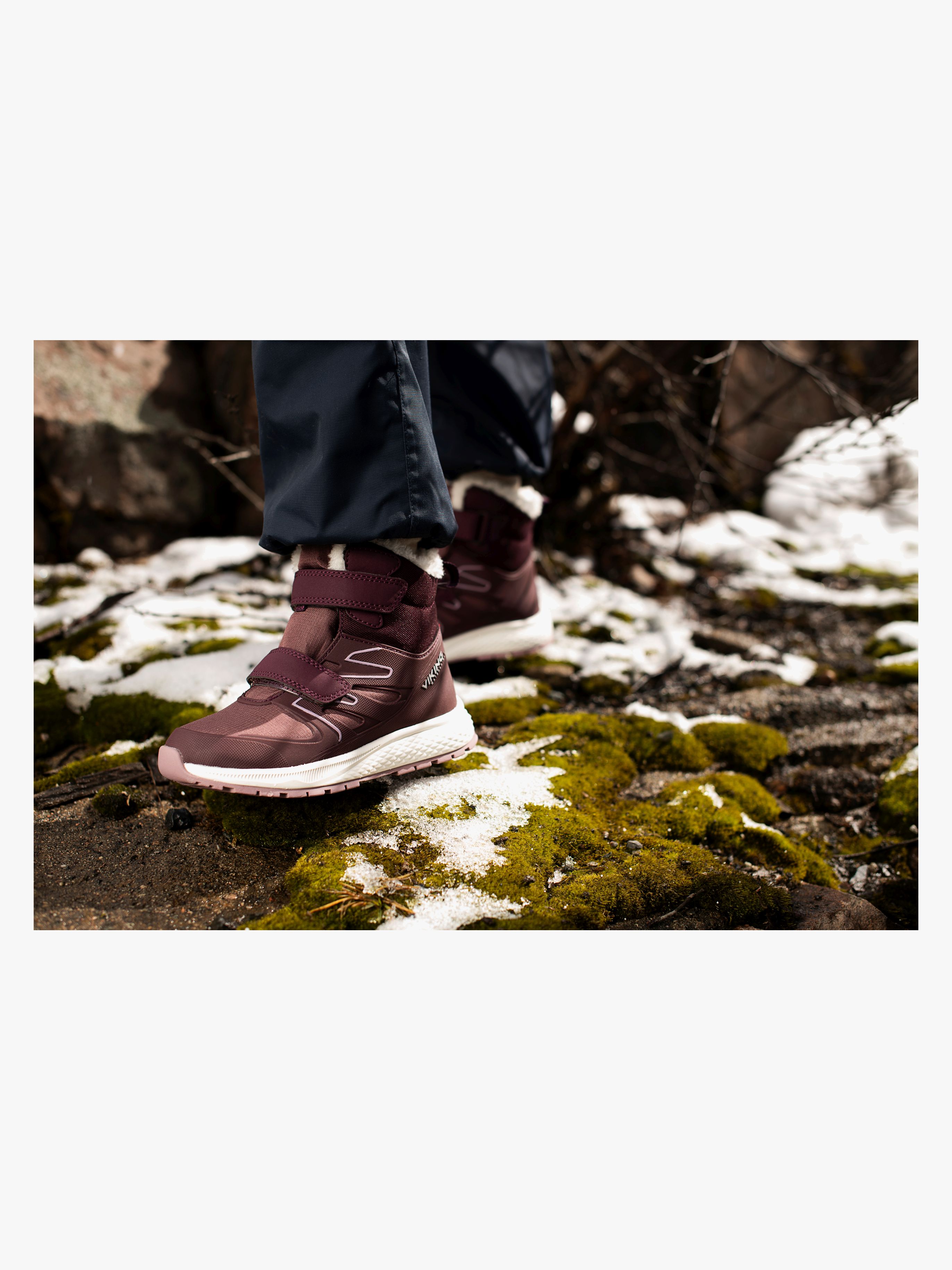 Viking Equip Defence WP 2V Vinterkängor, Grape/Antique Rose, 30