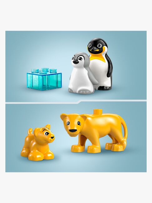 LEGO DUPLO Town 10442 Vilda djurfamiljer: Pingviner och lejon