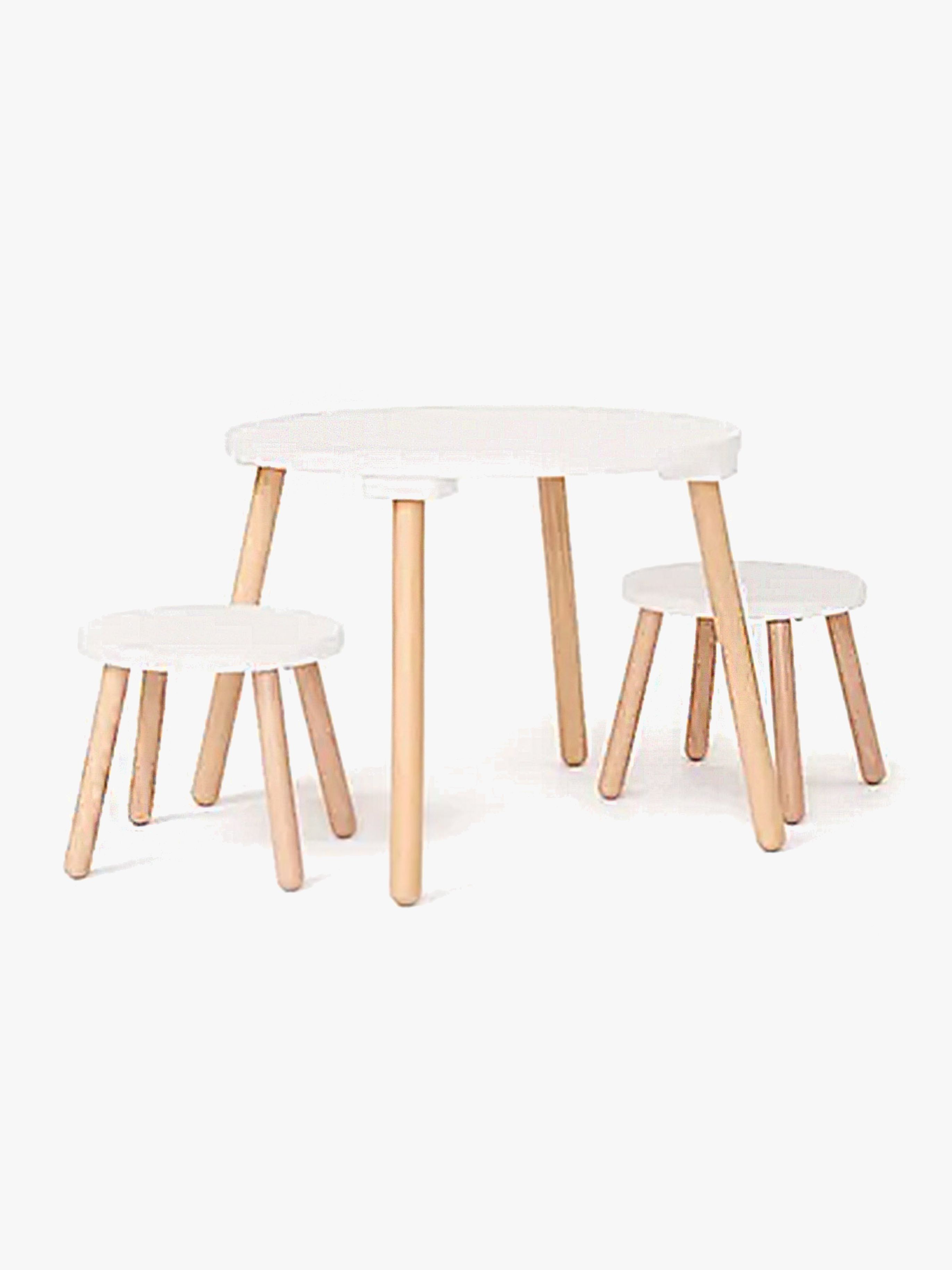 Kids Concept Bord och Stolar, Vit