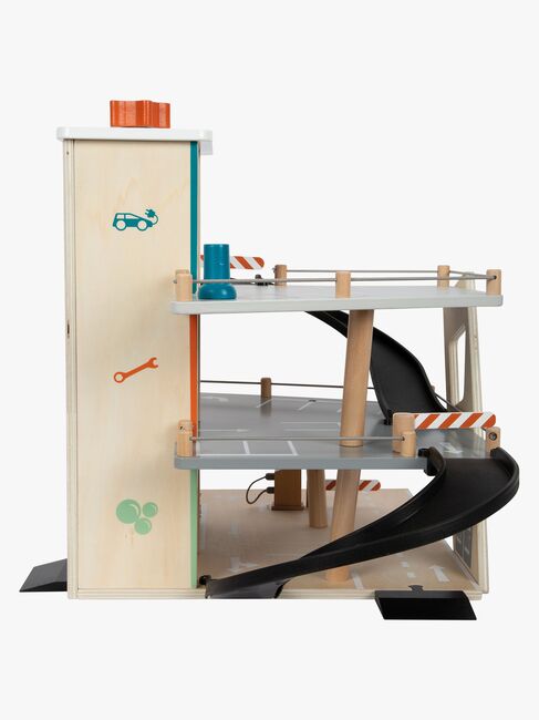 Small Foot Bilgarage med Två Bilar