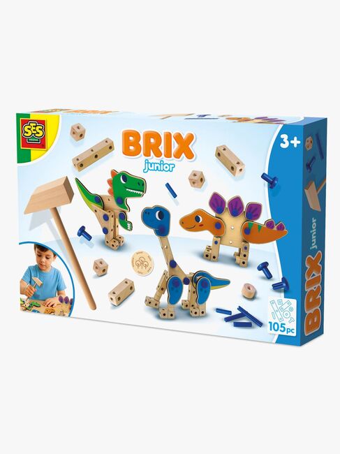 SES Creative Brix Junior Snickeriset Dinosaurier