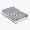 Pippi Muslinfilt 3-Pack, Ashley Blue