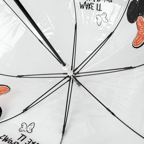 Disney Mimmi Pigg Paraply, Transparent