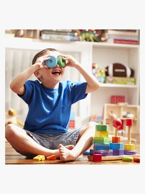 Melissa & Doug Stapeltorn med Klossar