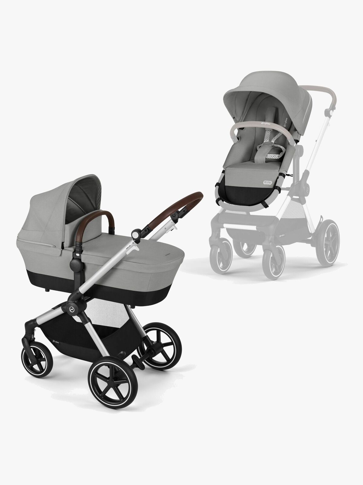 Cybex EOS Lux Duovagn, Stone Grey/ Mid Grey