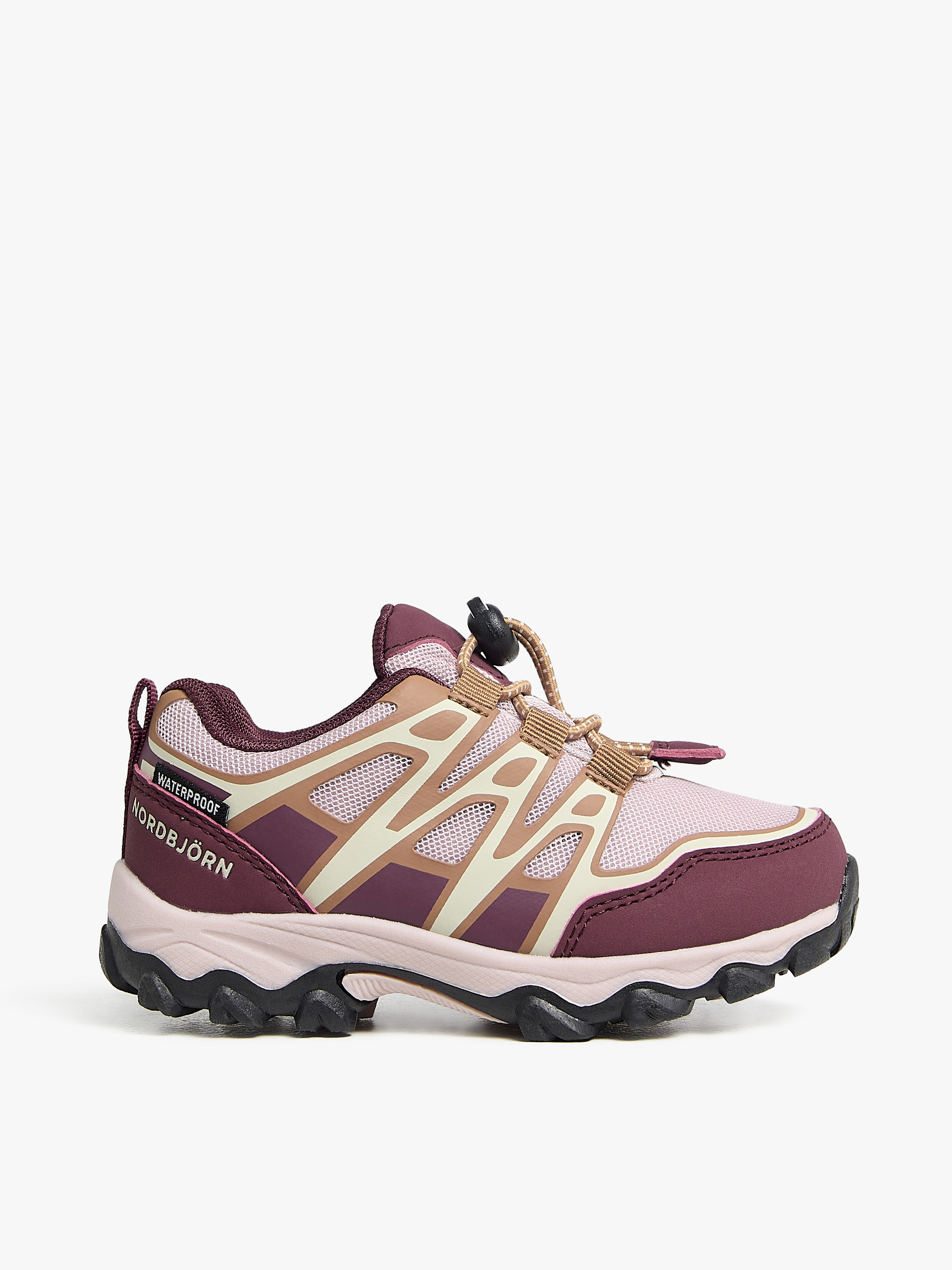 Nordbjörn Mountains Hike  Vattentäta Sneakers, Burgundy, 31