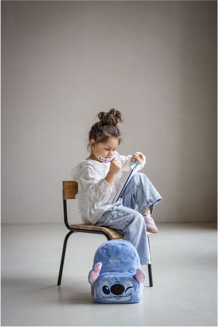 Disney Lilo & Stitch Plysch Ryggsäck Fluffy Festival, Blå