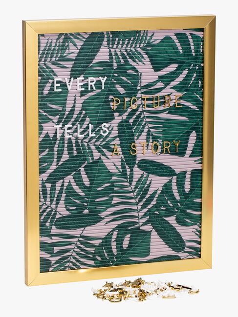 Petite Déco Bokstavstavla Garden, Rosa