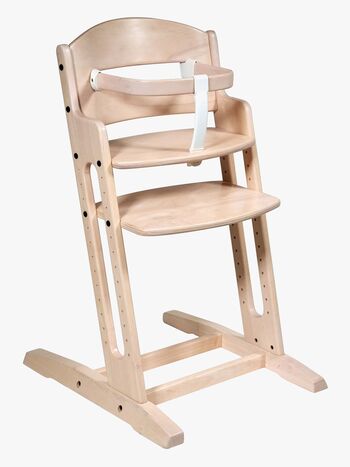 BabyDan Danstolen Matstol inkl Bygel & Rem, Whitewash