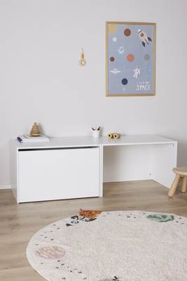 Alice & Fox POPPY Skrivebord med oppbevaringsskuff, Hvit