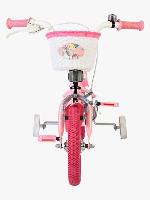 Volare Unicorn Cykel 12 Tum, Rosa
