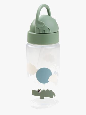 Done By Deer Happy Clouds Sugrörsmugg, Grön