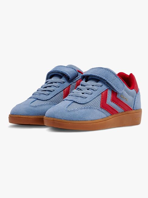 Hummel VM78 Cph Jr Sneakers, Faded Denim/Crimson