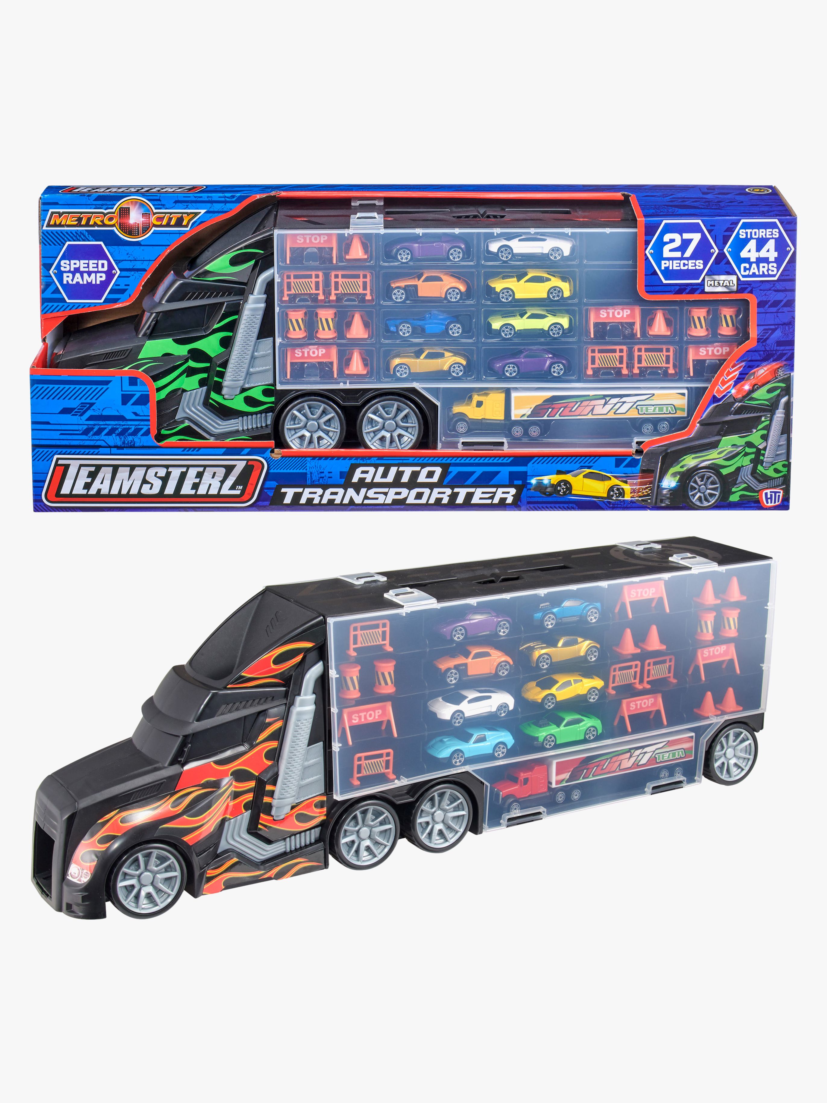 Teamsterz Metro City Lekset Auto Transporter med Bilar