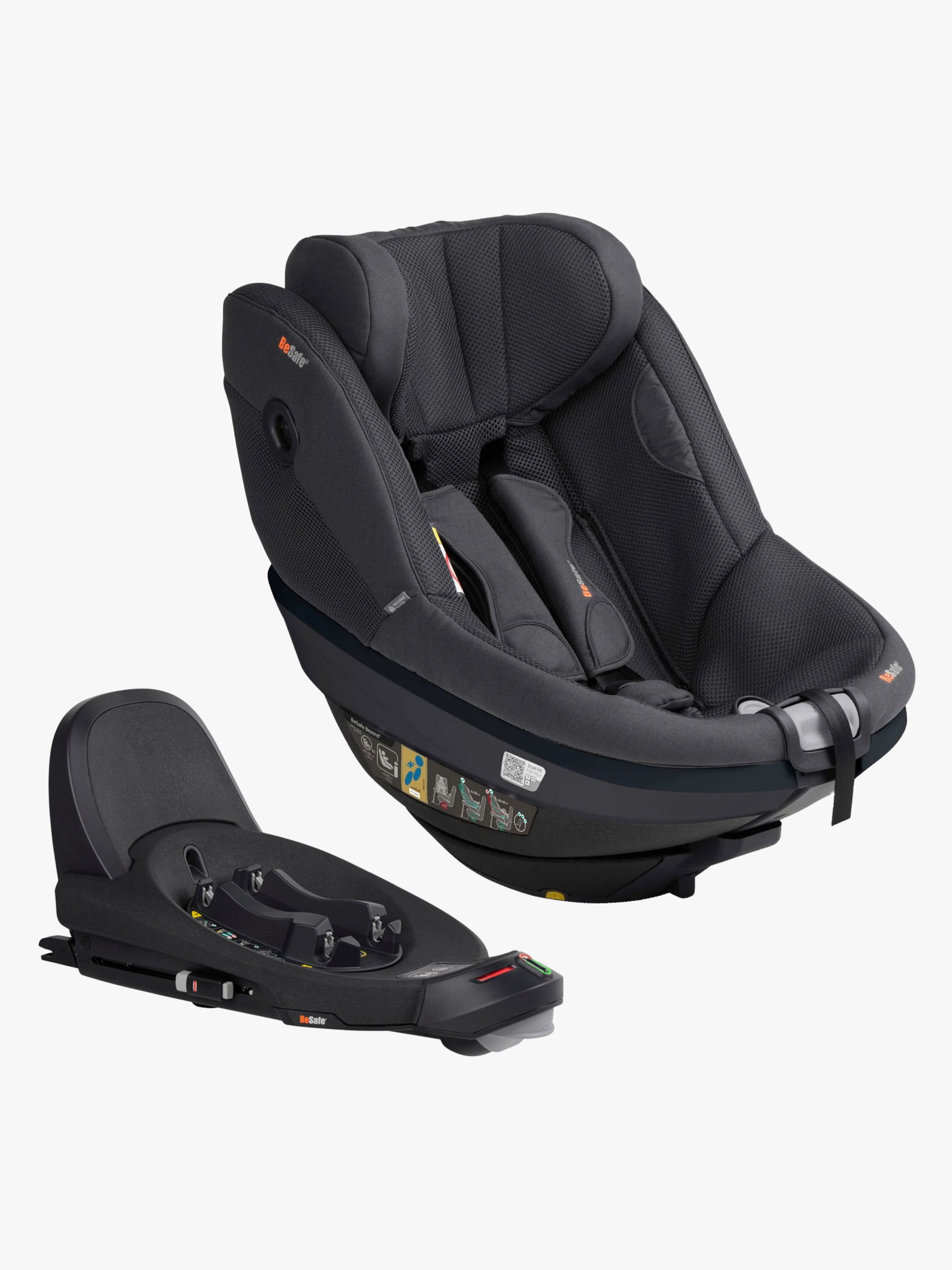 BeSafe Beyond² bilbarnstol – bakåtvänd med 180° rotation, 61–125 cm