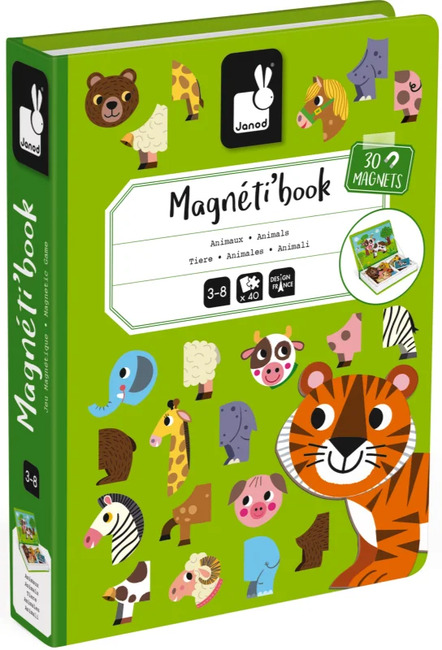 Janod Magneti'Book Djur Magnetset 30 st