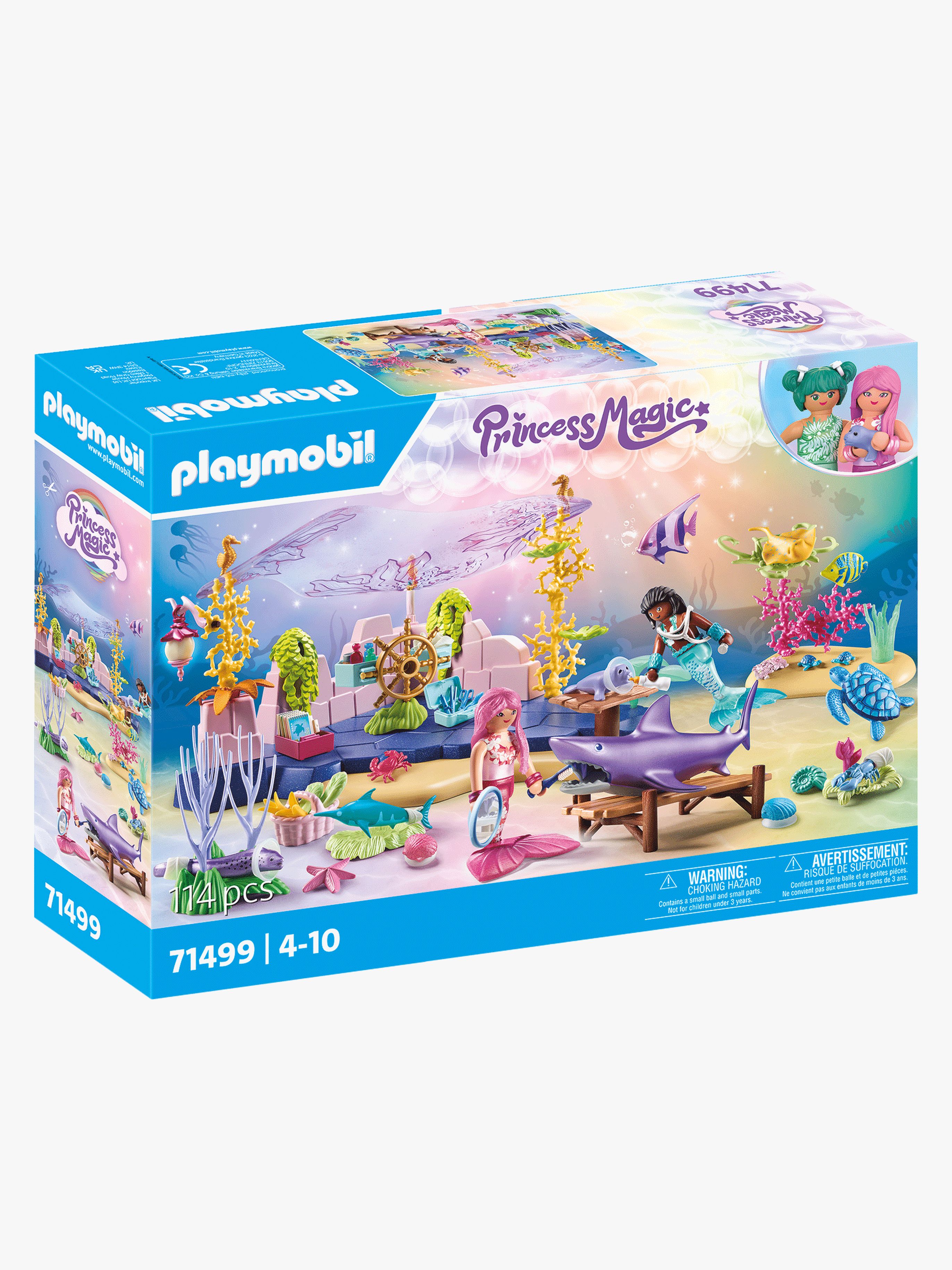 Playmobil 71499 Princess Magic Byggsats Havsdjursvård Av Sjöjungfrur
