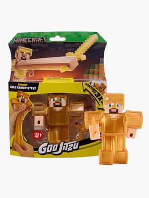 Goo Jit Zu Minecraft Figur Gold Armor Steve S4