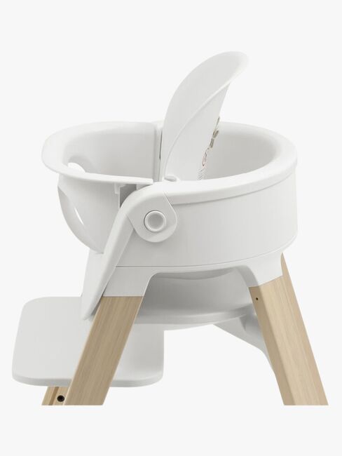 Stokke Steps Matstol, White Natural